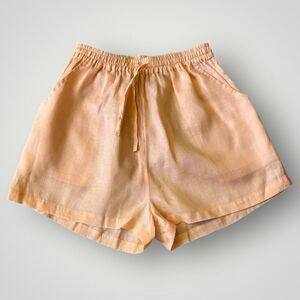 🎉5 for $45🎉 NWT Lusana Linen Shorts Women Size M